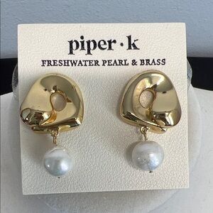 Piper K | Earrings with Freshwater Pearls ✨
